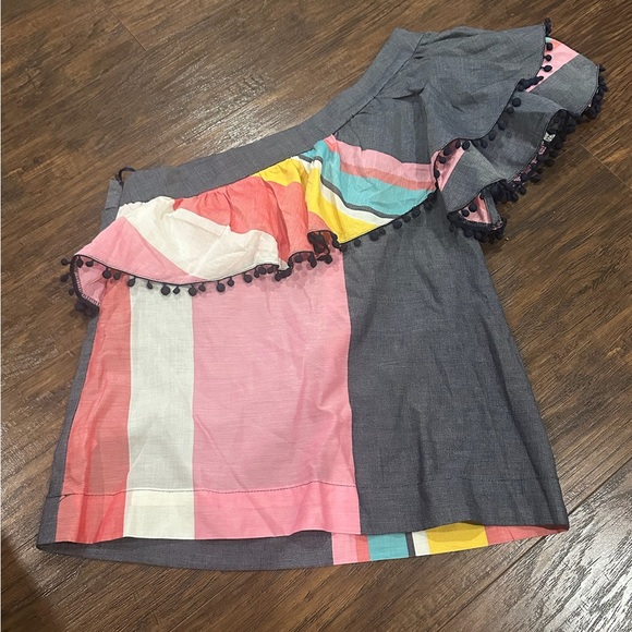 Trina Turk Women's One Arm Top Size S - Picture 3 of 9